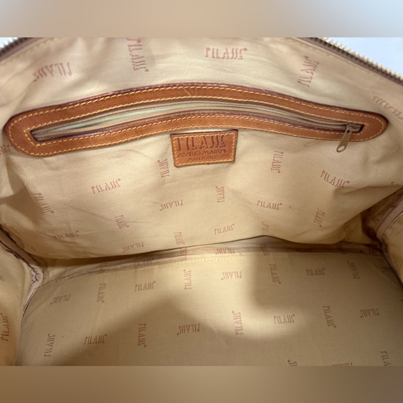 Alviero Martini 1A Classe Geo Map Men’s Travel Duffel Weekender Bag 19” FULL SET - Picture 13 of 17